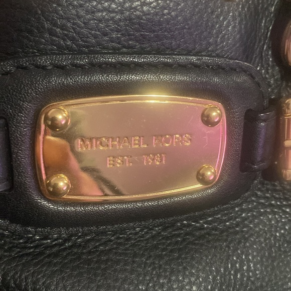 MK Studded bag with top handle and strap - Picture 3 of 7